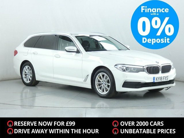 Compare BMW 5 Series 2.0 520D Se Touring 188 Bhp KY18FXS White