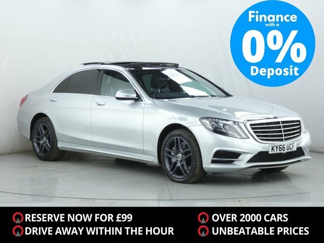 Compare Mercedes-Benz S Class 3.0 S 350 D L Amg Line 255 Bhp KY66UCF Silver