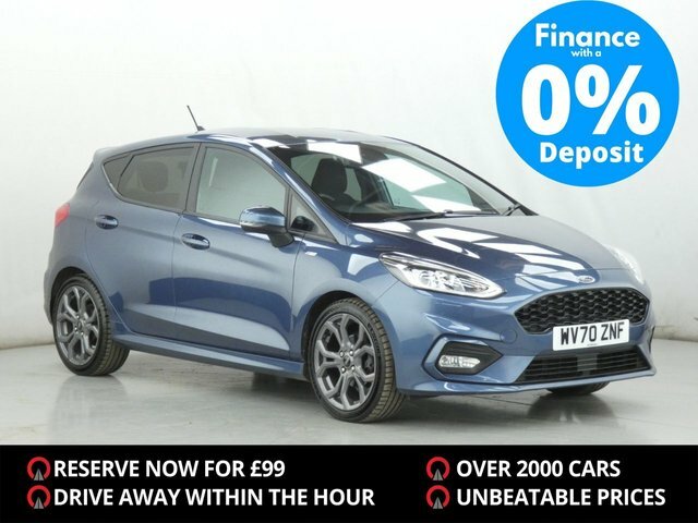 Compare Ford Fiesta 1.0 St-line Edition Mhev 124 Bhp WV70ZNF Blue