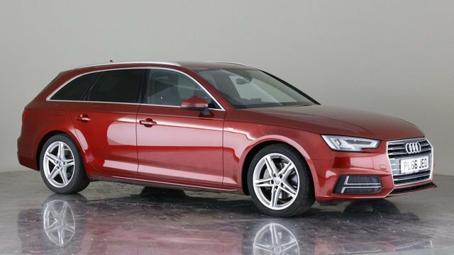 Compare Audi A4 Avant Avant Tdi S Line PL66JEO Red