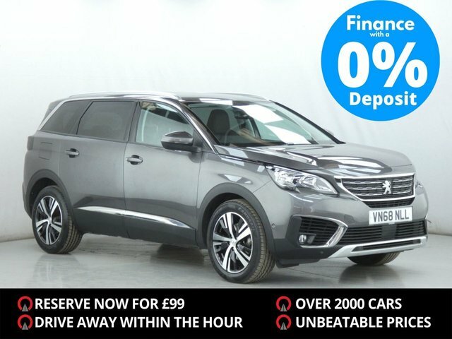 Compare Peugeot 5008 1.5 Bluehdi Ss Allure 129 Bhp VN68NLL Grey