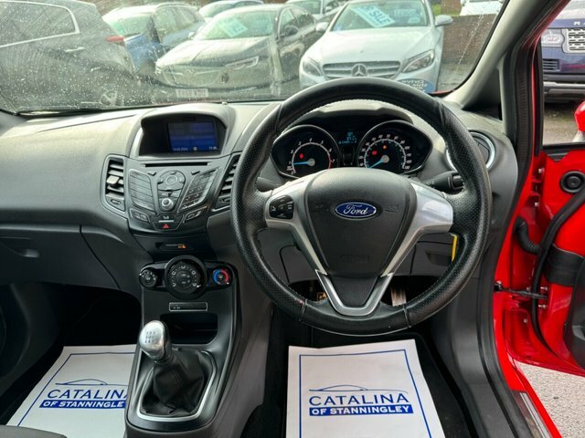 Compare Ford Fiesta 1.0 St-line 100 Bhp NV17HMA Red
