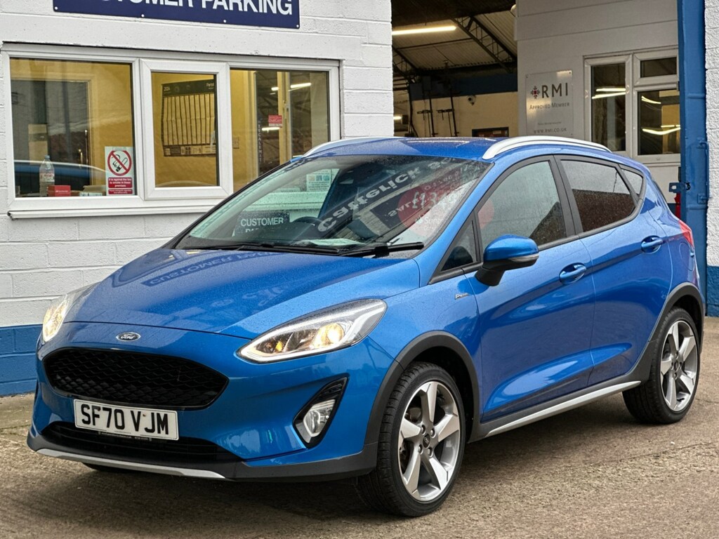 Compare Ford Fiesta 1.0 Ecoboost Active 1 5Dr, Under 6400 Miles, Full SF70VJM Blue