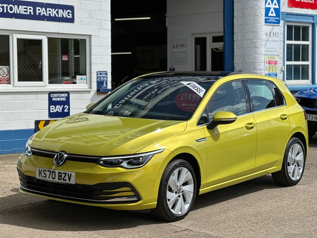 Compare Volkswagen Golf 2.0 Tdi Style 5Dr, Under 12400 Miles, Full Service KS70BZV Yellow