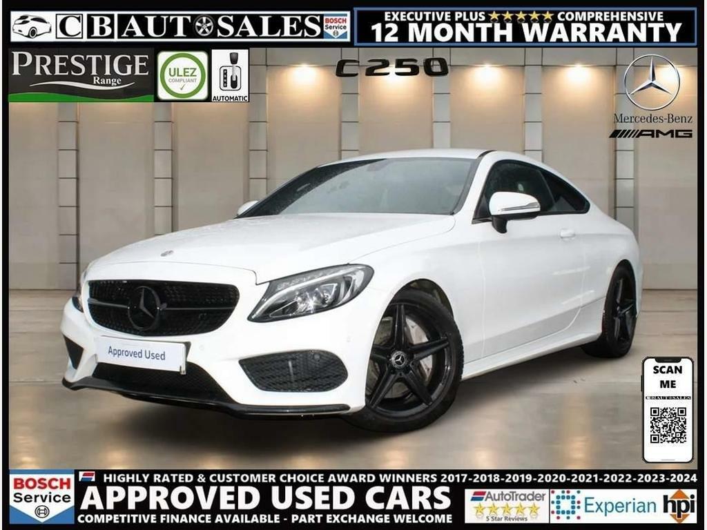 Compare Mercedes-Benz C Class 2.1 C250d Amg Line G-tronic Euro 6 Ss  White