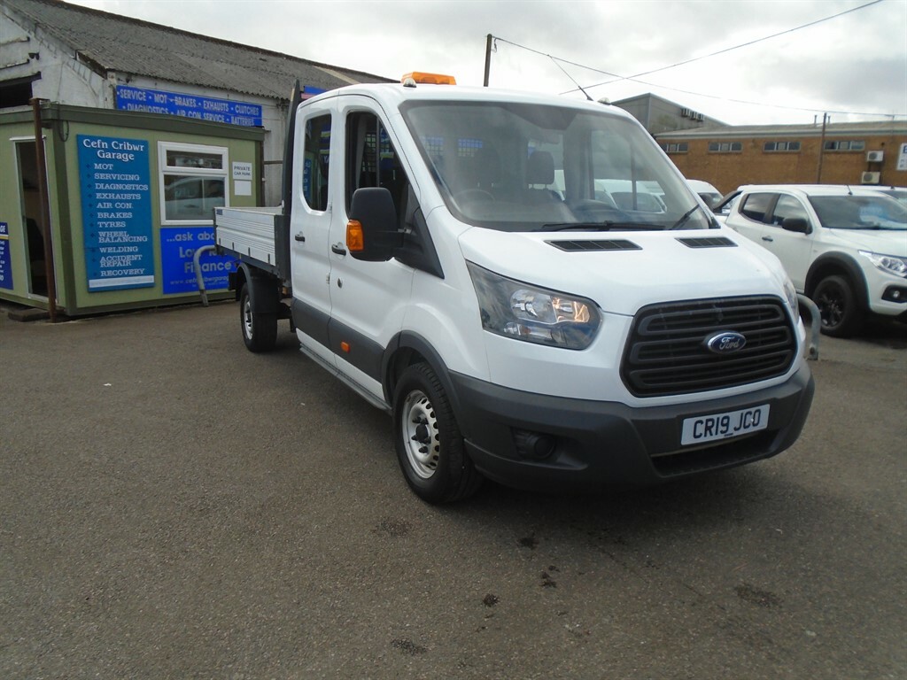 Compare Ford Transit Custom L3 Double Cab Tipper CR19JCD White