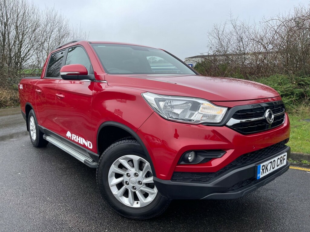 Compare SsangYong Musso 2.2D Rhino Double Cab Pickup 4Wd Euro 6 C20OOR Red