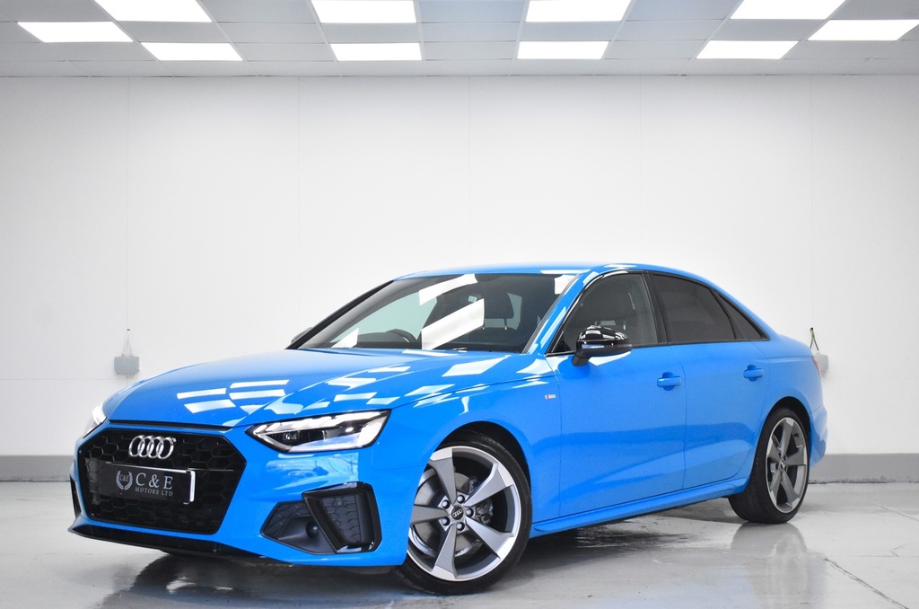 Compare Audi A4 Saloon YG20NFK Blue
