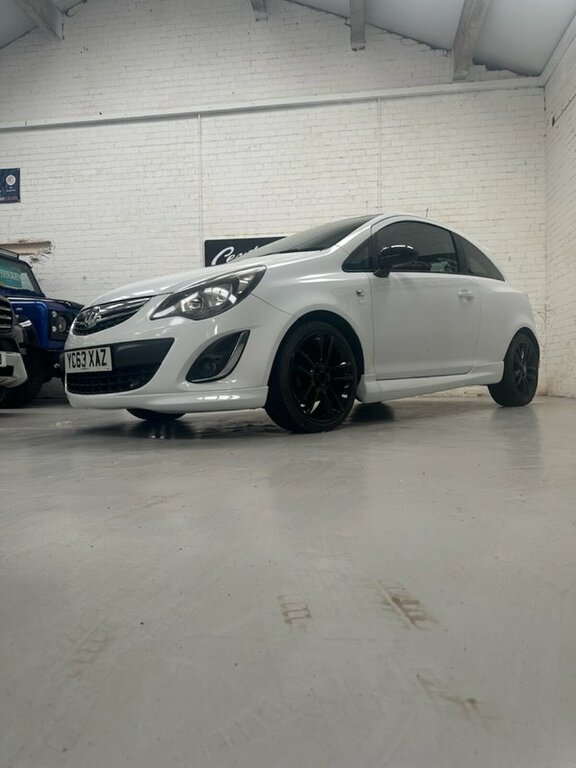Compare Vauxhall Corsa 1.2 Limited Edition Low Insurance Finance Part Exc YC63XAZ White