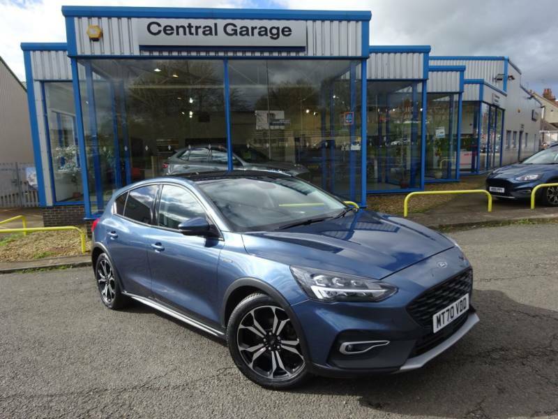 Compare Ford Focus 1.0 Ecoboost Hybrid Mhev 125 Active X Edition MT70VDD Blue