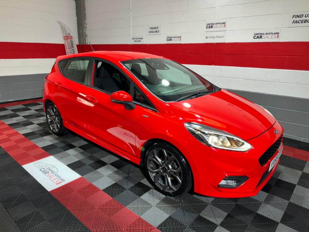 Compare Ford Fiesta 1.0T Ecoboost St-line Euro 6 Ss VA68CXY Red