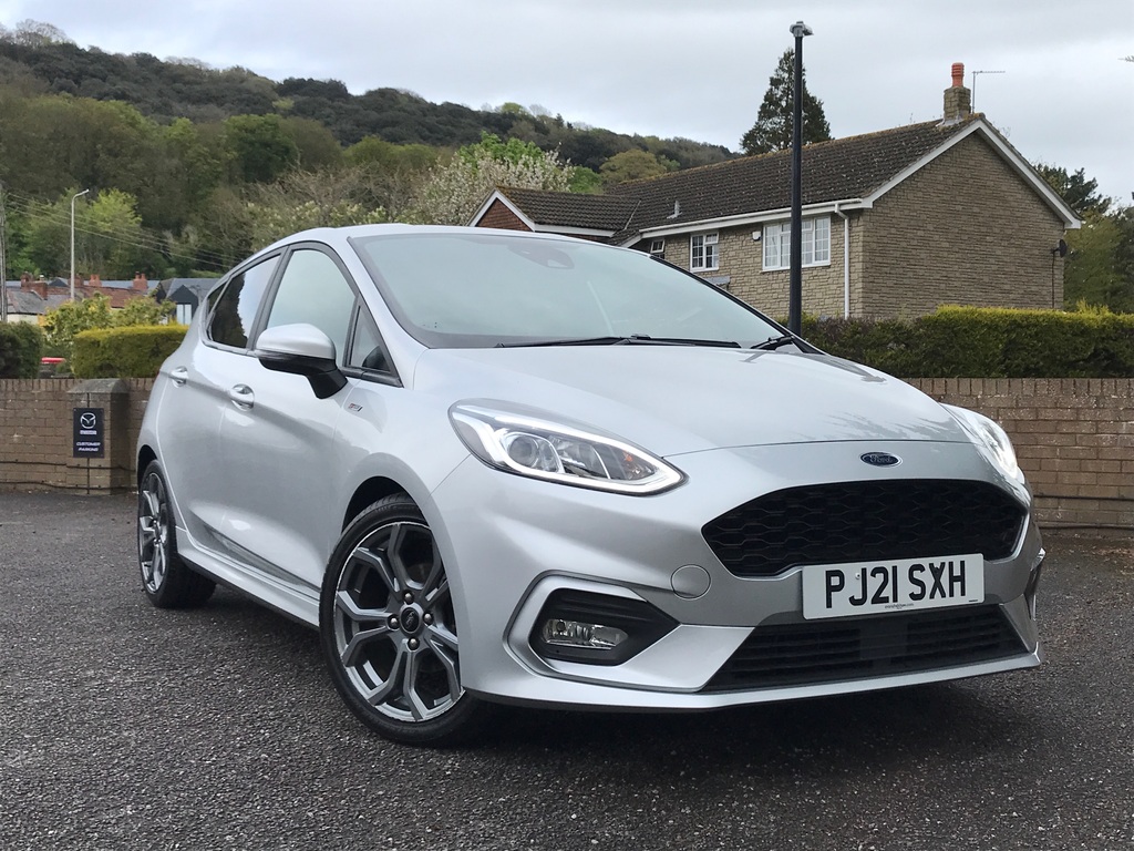 Compare Ford Fiesta 1.0T Ecoboost Mhev St-line Edition Euro 6 Ss PJ21SXH Silver