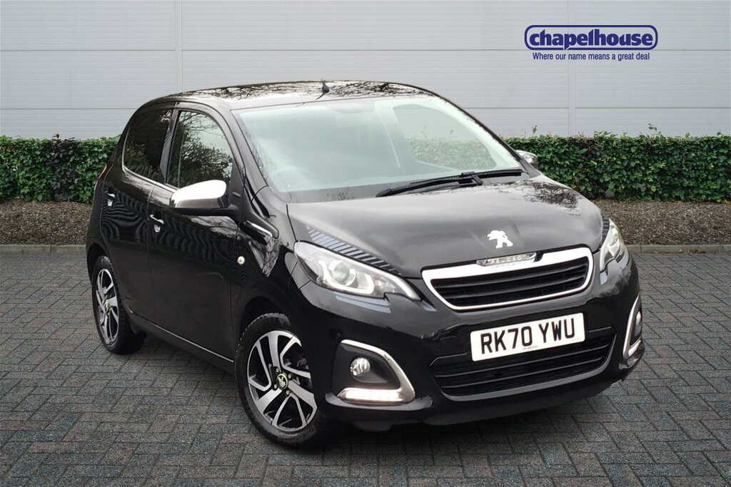 Compare Peugeot 108 108 Collection RK70YWU Black