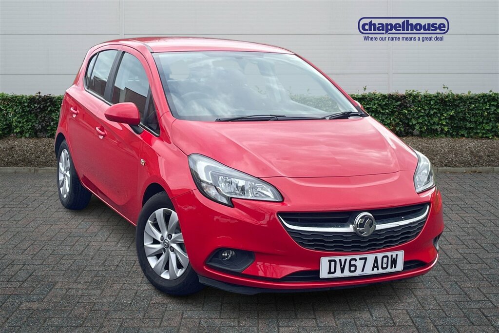 Compare Vauxhall Corsa Design 1.4 DV67AOW Red