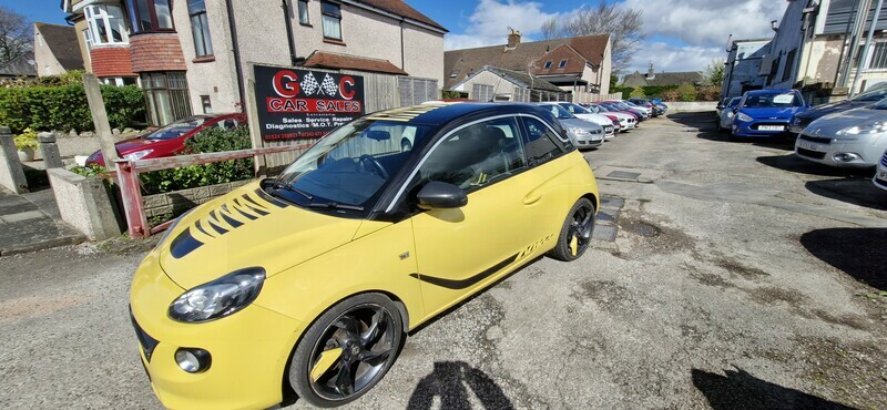 Compare Vauxhall Adam Slam Ss 35 A MA63AUX Yellow