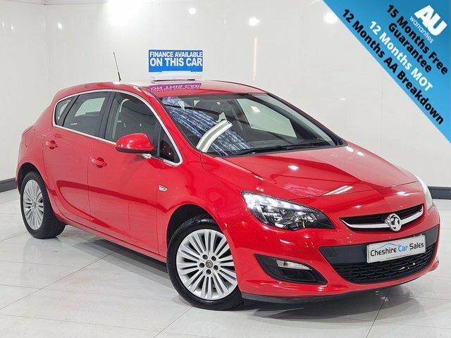 Compare Vauxhall Astra 1.4 Excite 98 Bhp FG65YEY Red