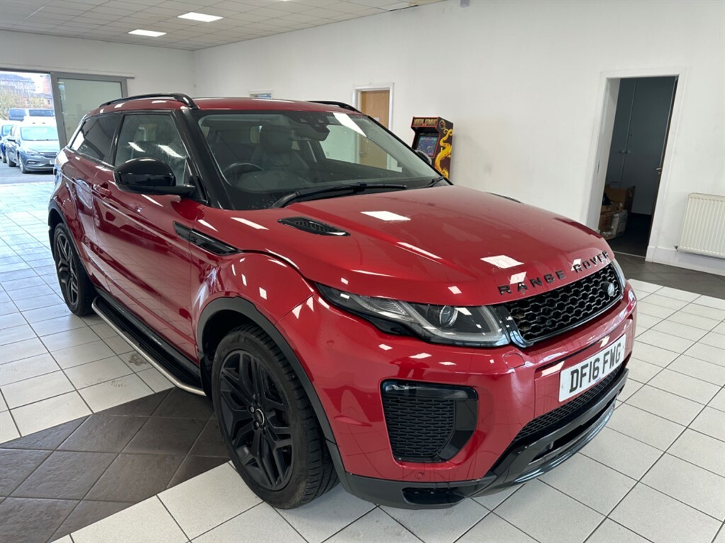 Compare Land Rover Range Rover Evoque 2.0L Td4 Hse Dynamic DF16FWG Red