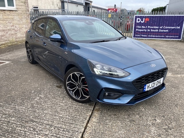 Compare Ford Focus 1.0 Ecoboost Hybrid Mhev 125 St-line X Edition HJ21OHL Blue