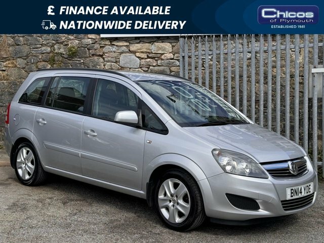 Compare Vauxhall Zafira 1.8 Exclusiv 120 Bhp BN14YDE Silver