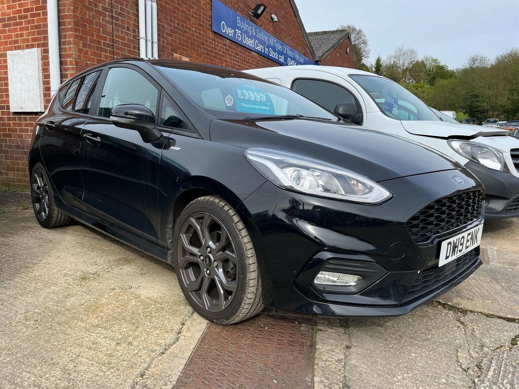 Ford Fiesta 1.0T Ecoboost St-line Euro 6 Ss Black #1