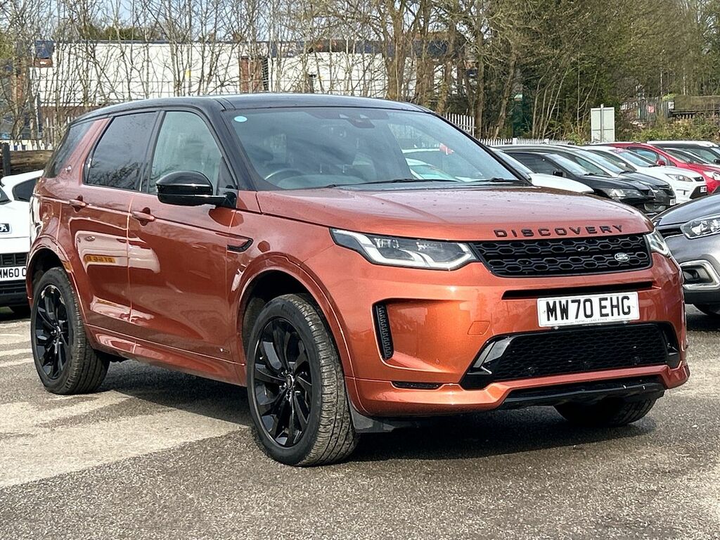 Compare Land Rover Discovery Sport 2.0 D180 R-dynamic Se MW70EHG Orange