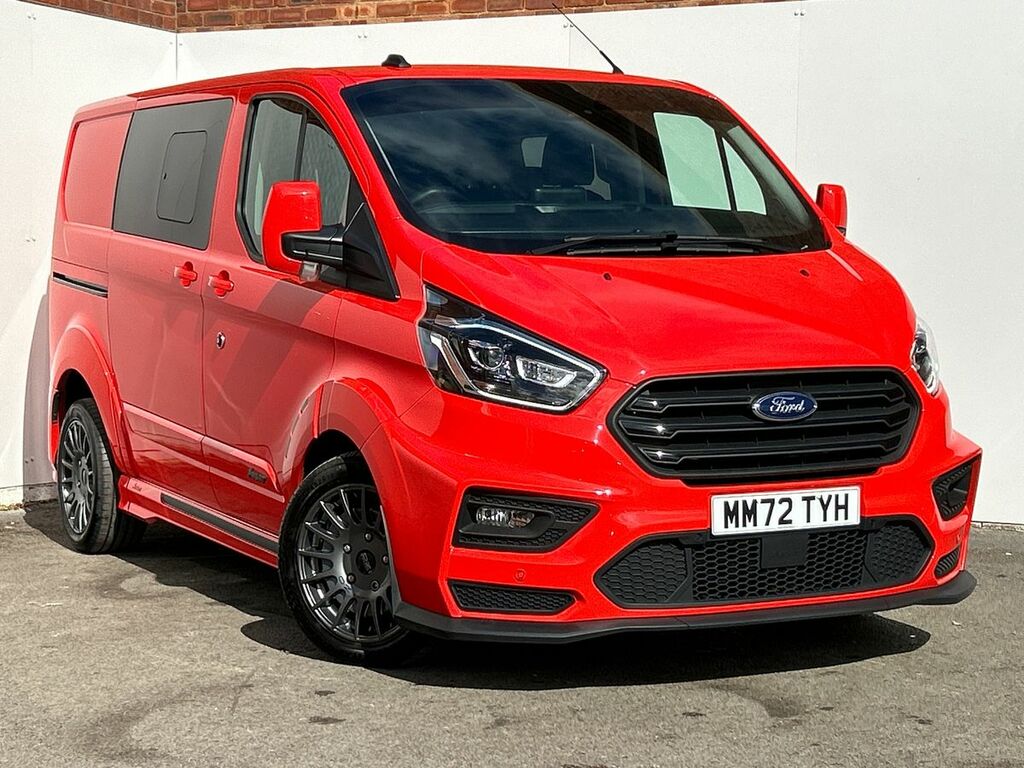 Compare Ford Transit Custom 2.0 Ecoblue 170Ps Low Roof Dcab Limited Van MM72TYH Red