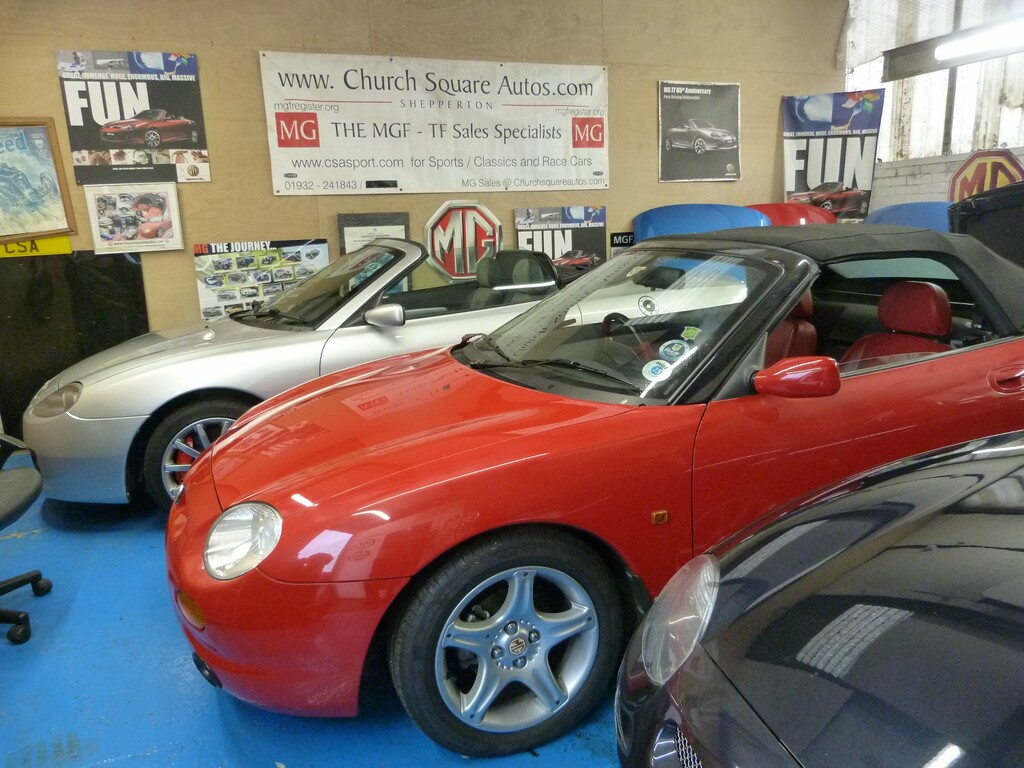 Compare MG MGF Tfs. The Uks Oldest Mgftf Sales Dealership,spe N802SVC Red