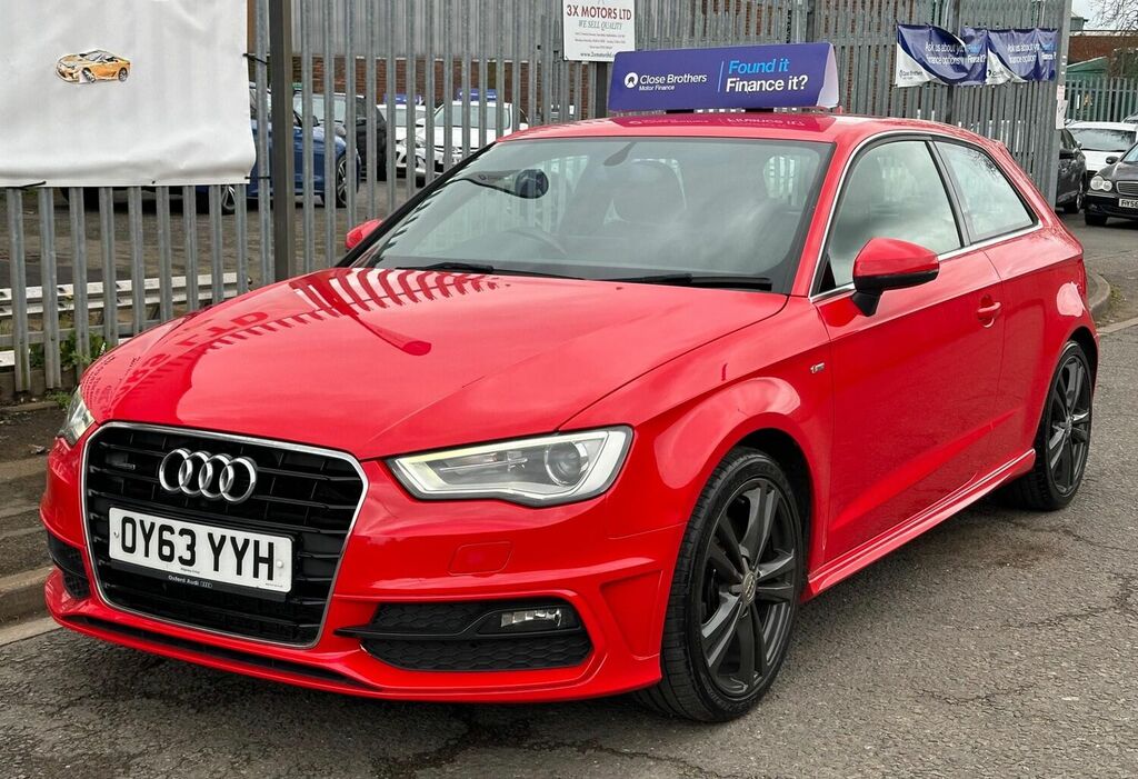 Compare Audi A3 Hatchback OY63YYH Red