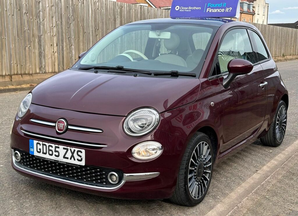 Compare Fiat 500 Hatchback GD65ZXS Red