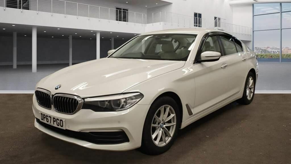 BMW 5 Series Saloon White #1