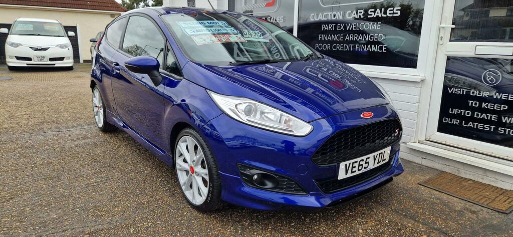 Compare Ford Fiesta 1.0T Ecoboost Zetec S Euro 6 Ss VE65YDL Blue