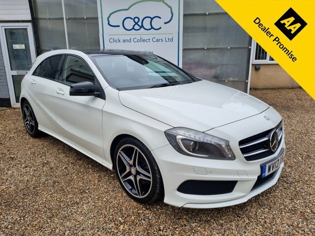 Compare Mercedes-Benz A Class 1.6 A200 Blueefficiency Amg Sport 156 Bhp WV13XAO White