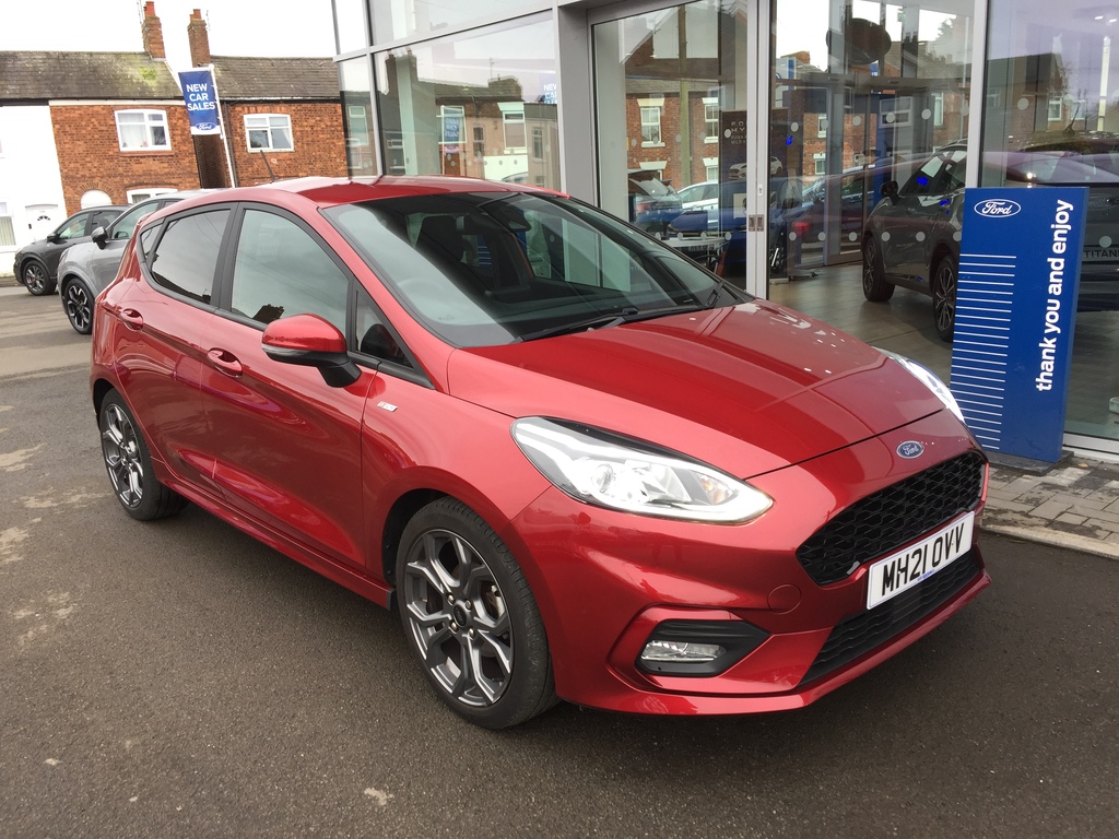 Compare Ford Fiesta 1.0 Ecoboost 95 St-line Edition MH21OVV Red