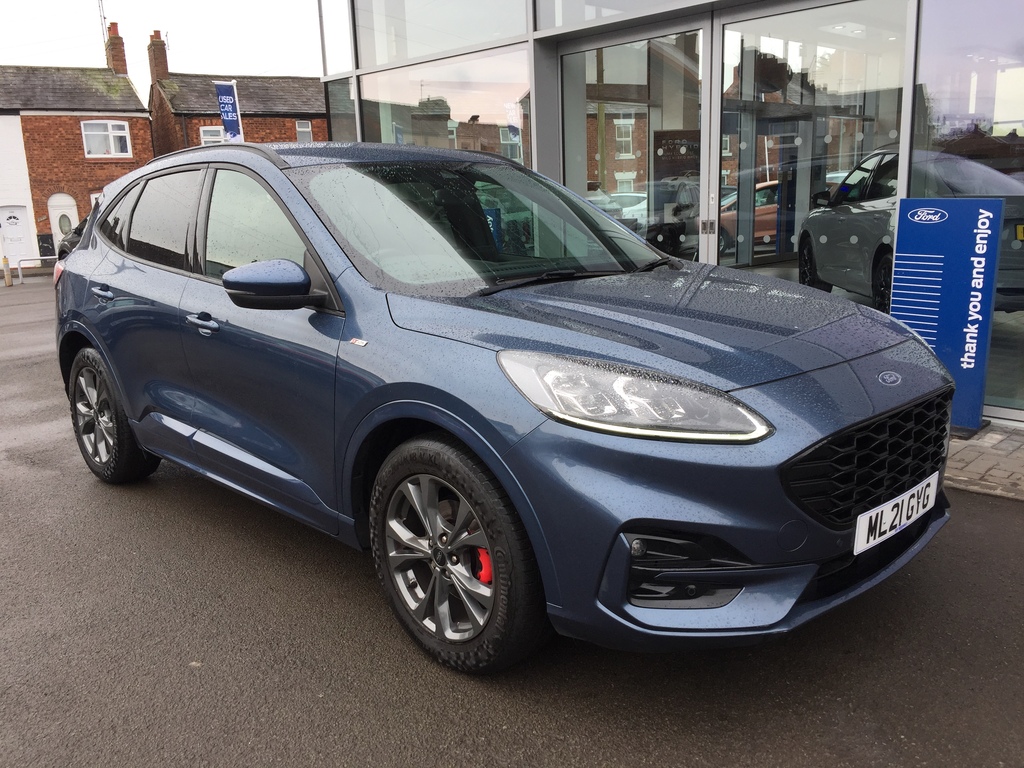 Compare Ford Kuga 1.5 Ecoblue St-line Edition ML21GYG Blue