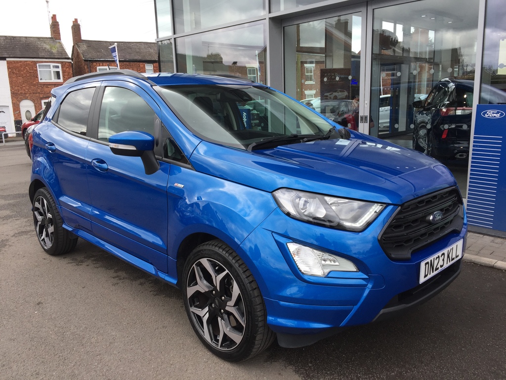 Compare Ford Ecosport 1.0 Ecoboost 125 St-line X Pack DN23KLL Blue