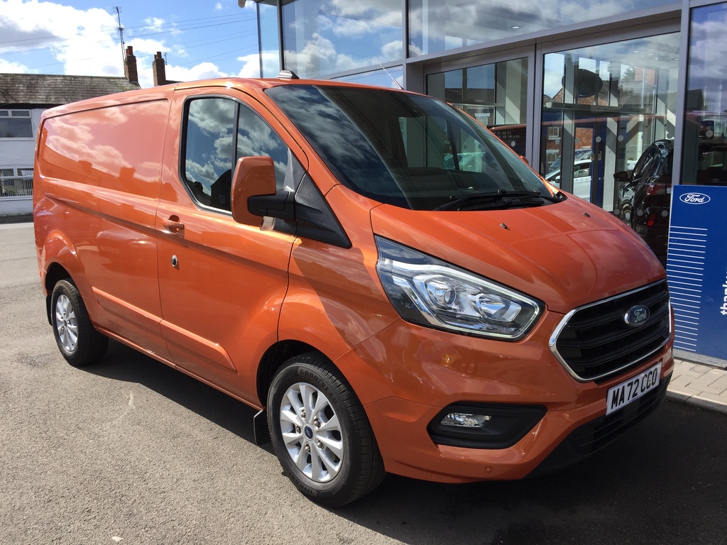 Compare Ford Transit Custom 2.0 Ecoblue 130Ps Low Roof Limited Van MA72CCO Orange