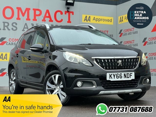 Compare Peugeot 2008 1.6 Blue Hdi Ss Allure 120 Bhp KY66NDF Blue