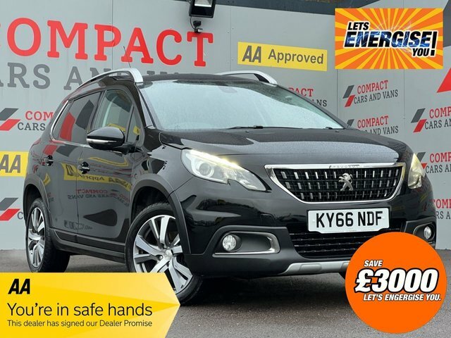 Compare Peugeot 2008 1.6 Blue Hdi Ss Allure 120 Bhp KY66NDF Blue