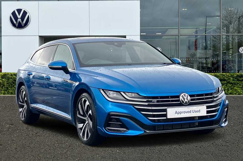 Compare Volkswagen Arteon R-line 2.0 Tdi 200Ps 4Motion Dsg DE23WZK Blue