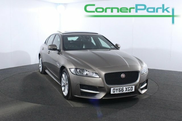 Compare Jaguar XF Saloon OY66XGD Brown