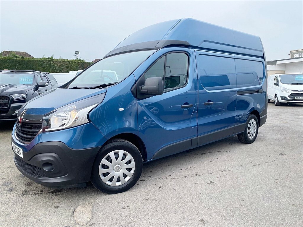 Compare Renault Trafic 2.0 Dci Energy 30 Business Lwb High Roof Euro 6 YS21URK Blue