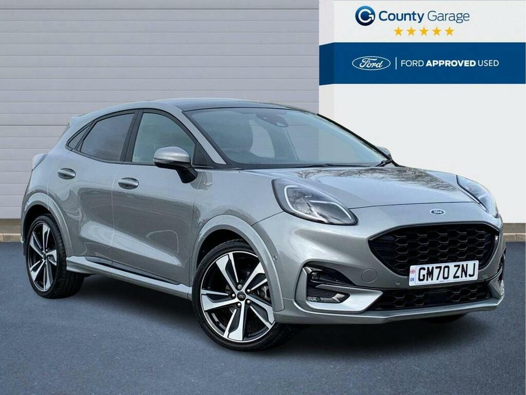 Compare Ford Puma 1.0T Ecoboost Mhev St Line X First Edition Plus Su GM70ZNJ Silver