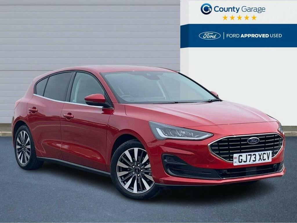 Compare Ford Focus 1.0T Ecoboost Mhev Titanium X Edition Hatchback GJ73XCV Red