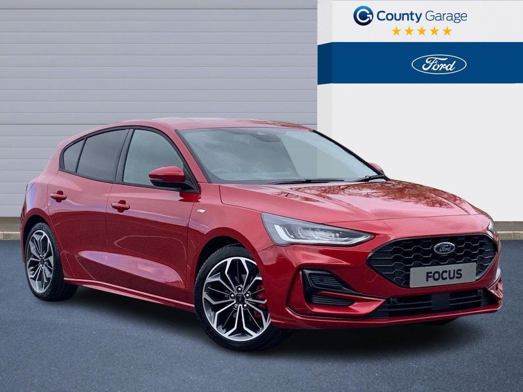 Compare Ford Focus Hat 1.0 Ecoboost Mhev 155 St-lx Au  Red