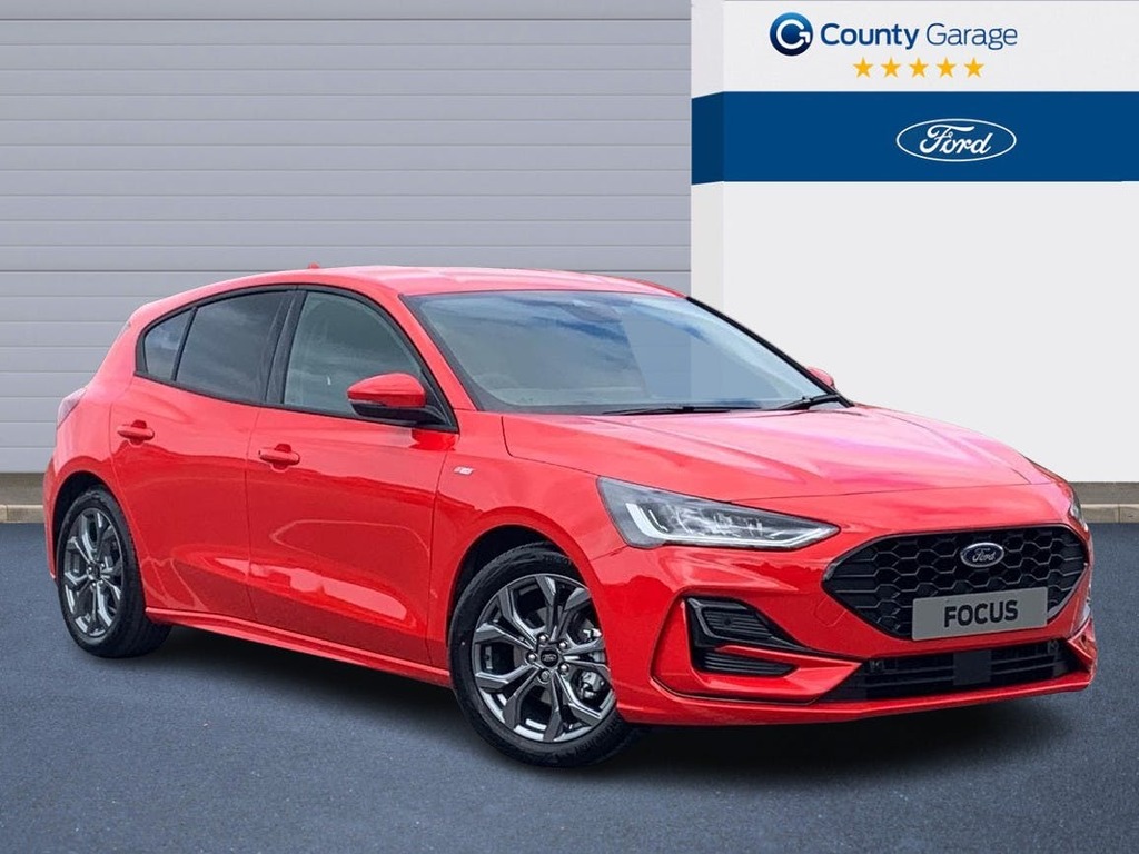 Compare Ford Focus Hat 1.0 Ecoboost Mhev 125 St-ln  Red