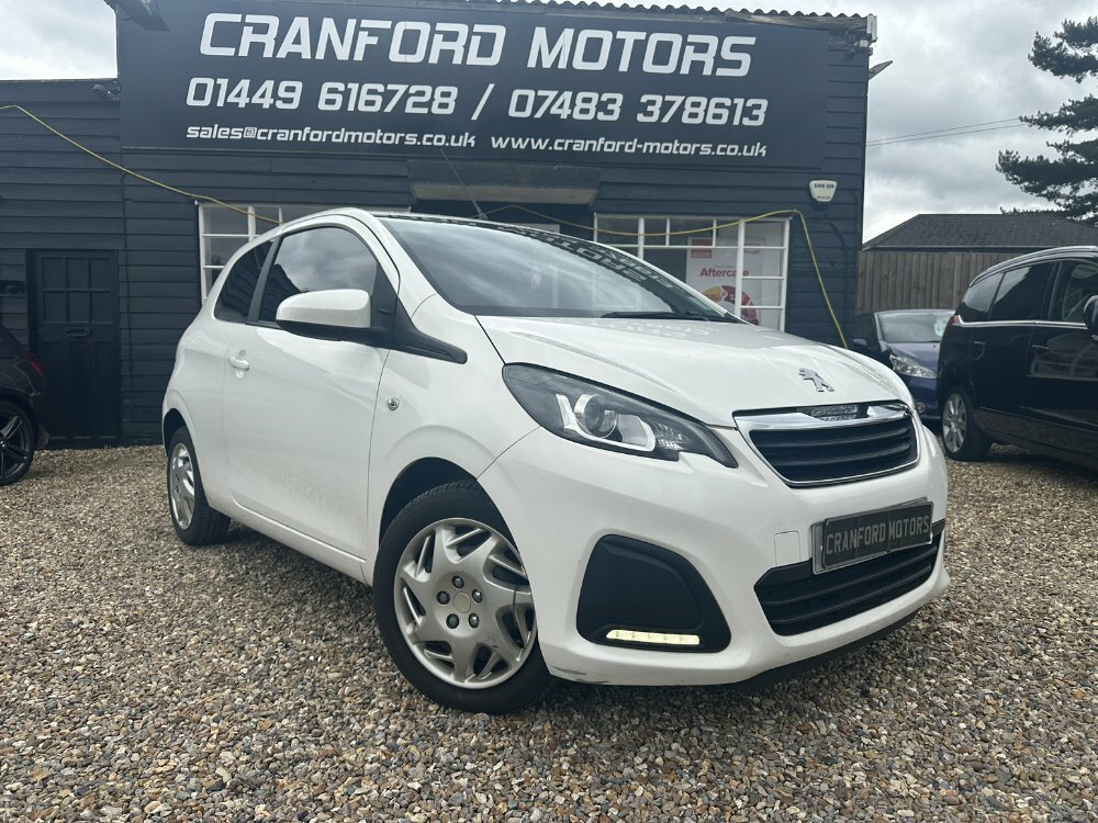 Compare Peugeot 108 1.0 Active Hatchback Euro 6 68 CA15YCC White