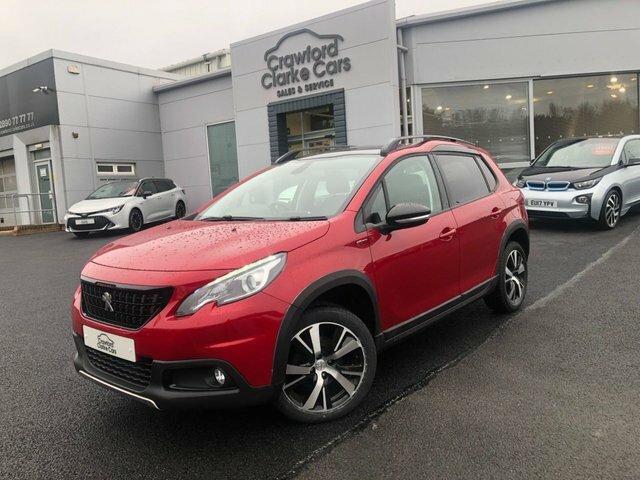 Compare Peugeot 2008 1.2 Ss Gt Line 129 Bhp MB19BXM Red