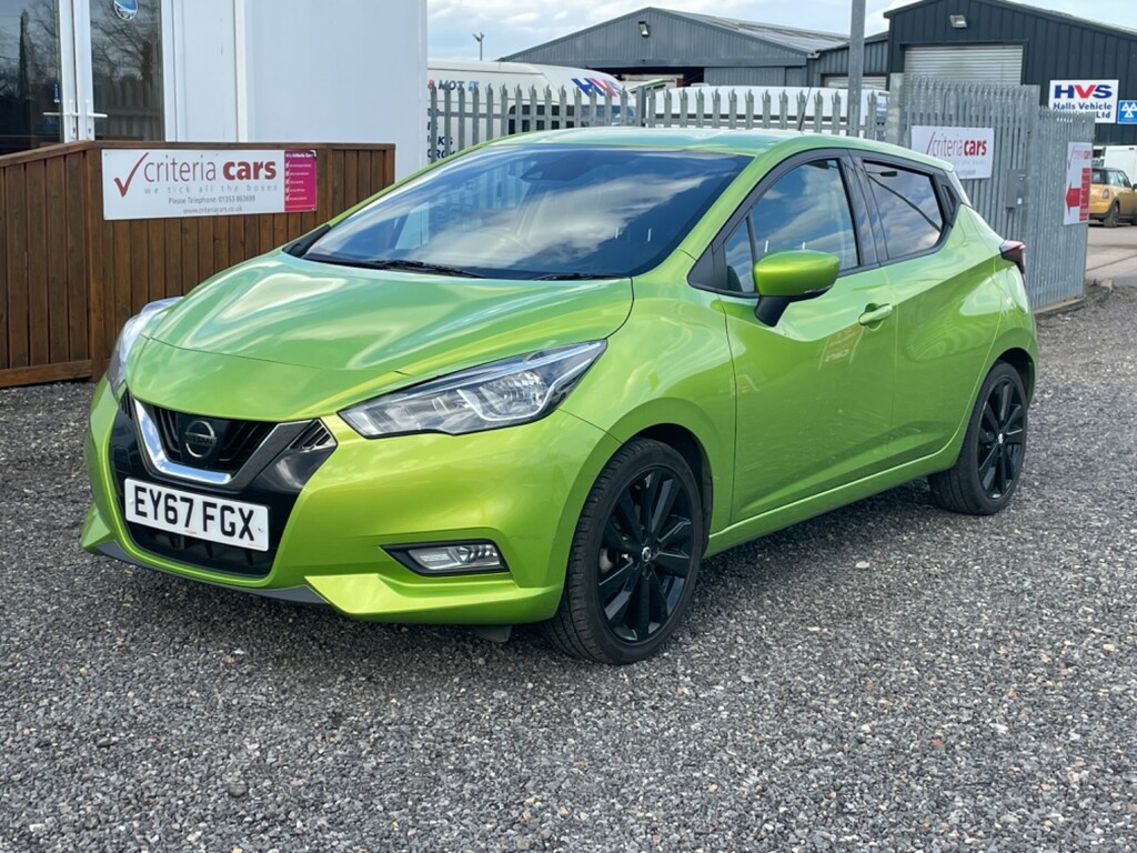 Compare Nissan Micra Hatchback EY67FGX Green