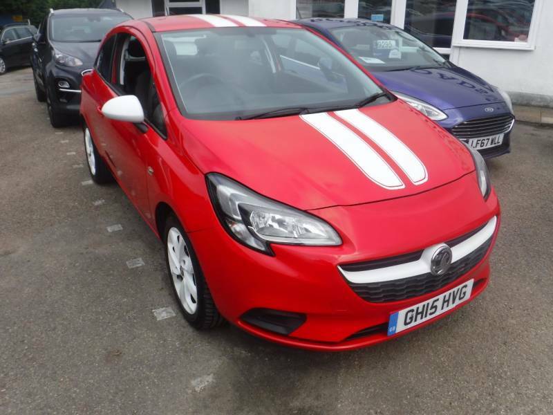 Compare Vauxhall Corsa 1.2 Sting GH15HVG Red