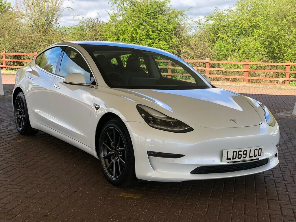 Compare Tesla Model 3 Long Range Awd LD69LCO White